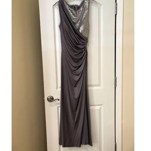 Adrianna Papell maxi dress with sequin detailing